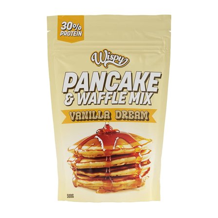 Wispy Nutrition Pancake & Waffle Mix 500 g Vanilla Dream, Sport & Velvære, Protein & Energi, Øvrige