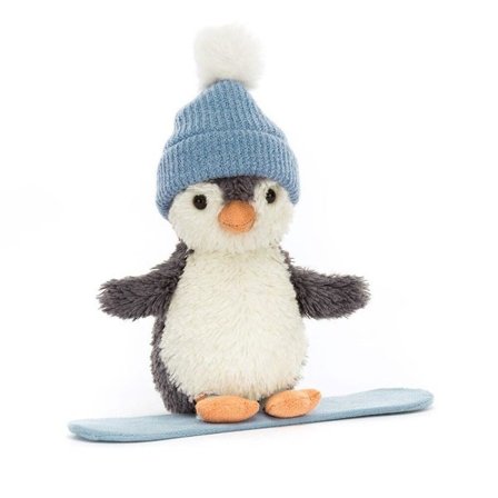Jordnøtt Pingvin Snowboardkjører 12CM Jellycat-serien Plysjleker[CH]