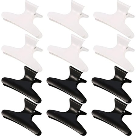 12 st Butterfly Claw Hårclips