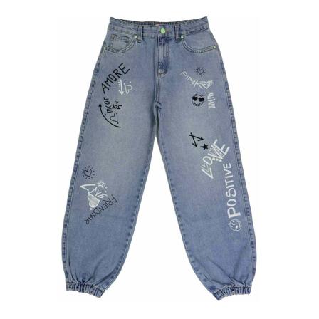 Pinko, Wide Trousers Niebieski, Kobieta, Rozmiar: S