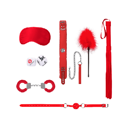 Ouch!: Introduktions Bondage Kit #6 Röd