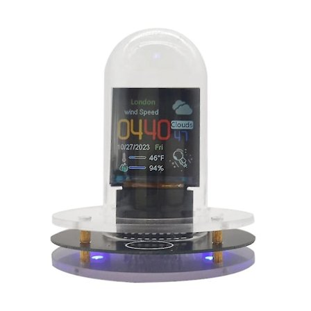 RGB Nixie Rør Ur Smart Wifi Netværk LED Lysende Ips Farveskærm DIY Analog Digital Rør Natlys