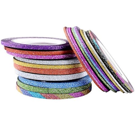 30 stk. Neglekunst Striping Tapes Neglestrips Klistremerker Neglekunstutstyr Neglekunst Dekorasjonsklistremerker