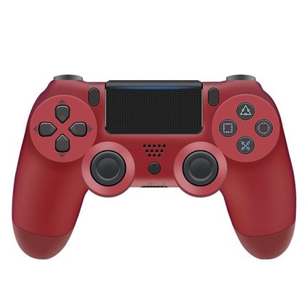 2-pakks PS4 Håndkontroll DualShock Trådløs for Playstation 4 Rød