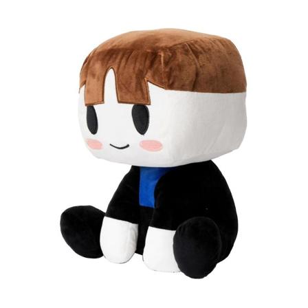 Blox Buddies plysj, 12" Blox Buddies Noob Buddy plysjleker for fans og venner Vakre plysj dukkegaver Brown Boy