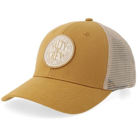 Salty Crew - Beige trucker Keps - "Global Bone Brown Trucker " @ Hatstore