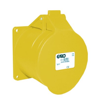 Garo UI 216-4 S Paneluttak IP44, 3-polet, 16 A Gul, 4 h, Stikkontakter & kabler