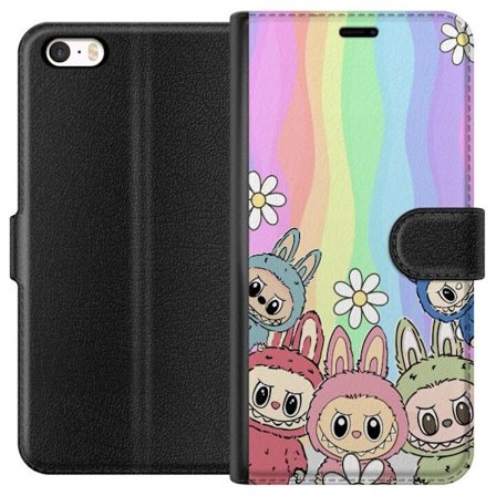 Kompatibel Tegnebogsetui til Apple Apple iPhone 5s Regnbage