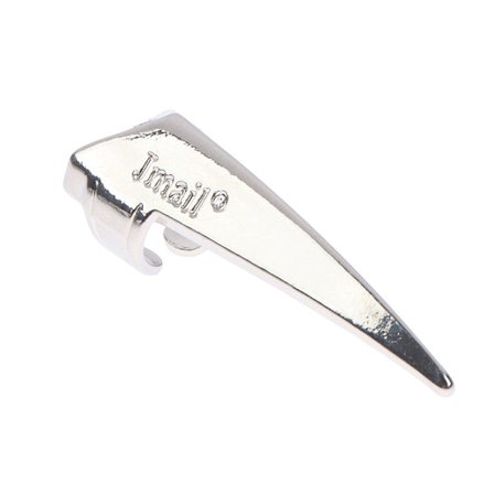 Metal Parting Finger Tip Ring Hår Sektionering Kam Hår Flätning