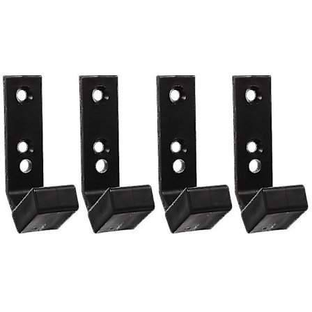 4 stk. vægtstangsholder garage gym vægtstang vægbeslag vægtstangbeslag til kommerciel vægtstangsbrug