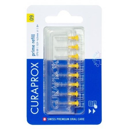 Curaprox Cps 09 Scovolino Interdentale Prime Refill Yellow 8