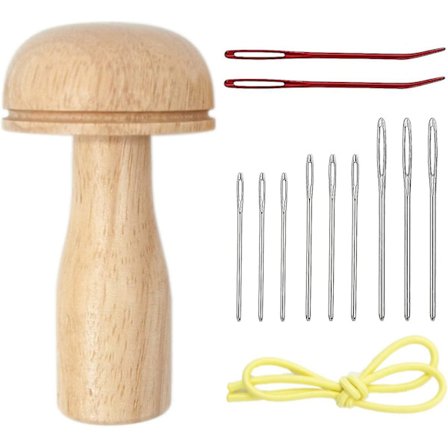 Stoppenål med sød stoppesvamp 13 stk. sysæt '-MM