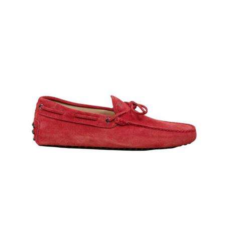 Tod's, Moccasins Rood, Heren, Maat:40 EU