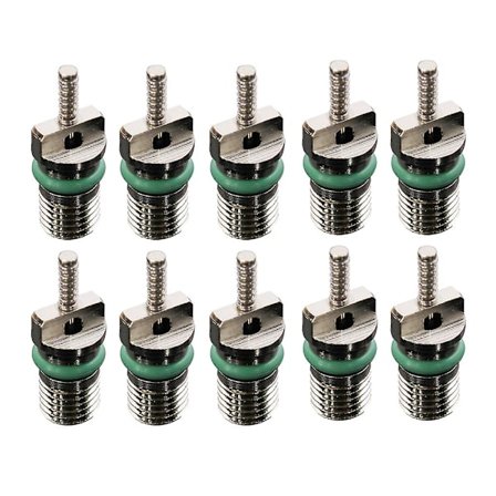 10 st Car AC R134A Ventilkärnor Nålar Sortiment 134a Kylmedel Värmebeständig