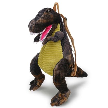 2023 Ny plysj Dinosaur T-rex ryggsekk Justerbare stropper Utstoppede dyr Barnelekeveske shape 6