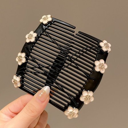 Pearl Stretch hårkam Dobbeltrækket hårkam 2 2