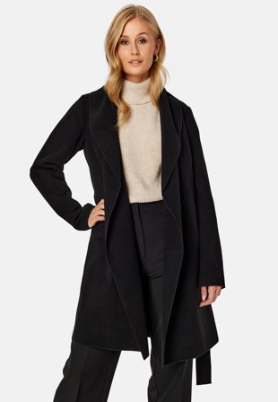 VILA VIapple new coat/TB/1 Black Klær