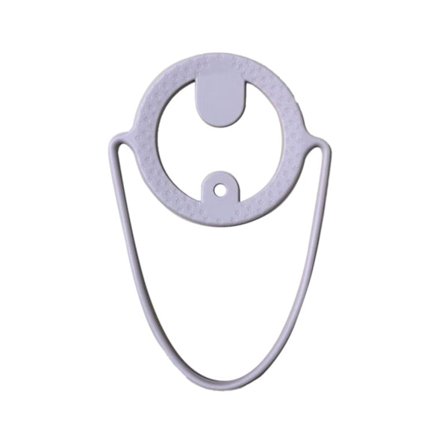 Silikone Bærbar Kaffekop Holder Genanvendelig Udendørs Drikkeholder Lys Lilla