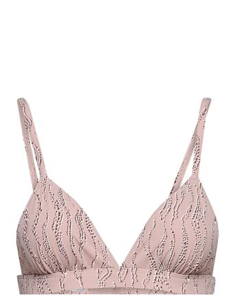 Leola Koralli Bra Lingerie Bras & Tops Soft Bras Triangle Bras Vaaleanpunainen Becksöndergaard