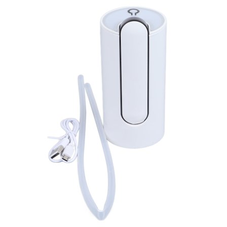 Vattenflaska pump vit dricksvatten dispenser hopfällbar en knapp operation bärbar elektrisk vatten dispenser