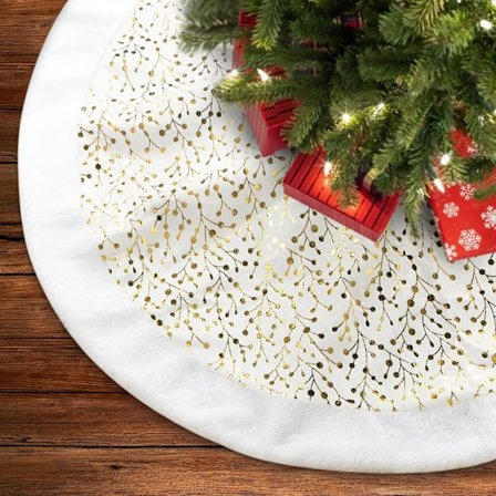 Joulukuusenmatto 120 cm, joulukuusi juhliin ja pyhäpäiviin, joulukuusen koristeet, kodin sisustus