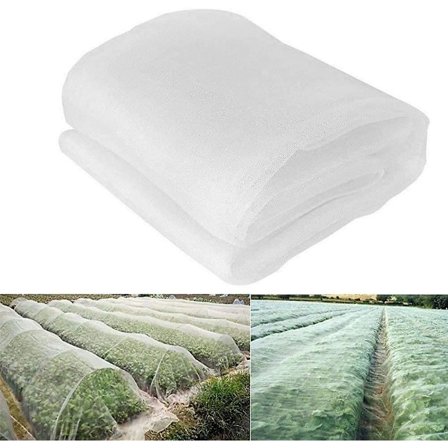 Finmasket Insektsbeskyttelsesnett For Hage, Drivhus, Planter, Frukt, Blomster, Avlinger 6*2.5m 40 Mesh 1mm Maske