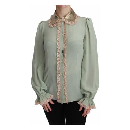 Dolce & Gabbana Shirts , Groen , Dames , Maat: S