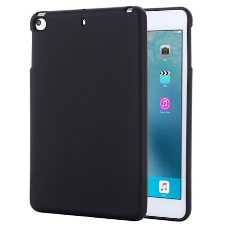 iPad Mini 4/5 Liquid Silicone Skal - Svart