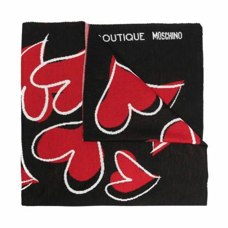Moschino, Silky Scarves Czarny, Kobieta, Rozmiar: ONE Size