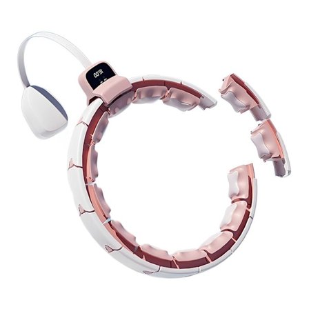 Smart Fitness Hoop, Tyst Hula Hoop Viktminskning, med Smart Counter, KLB