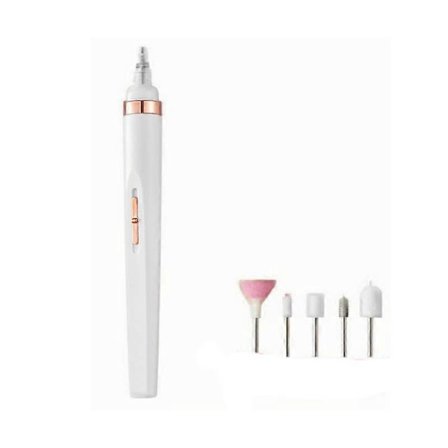 Glamics Neglesett, 5-i-1 Glamics Elektrisk Manikyrsett, Glamics Neglebor