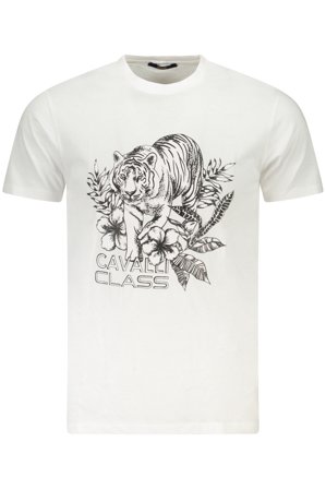 Cavalli Class T-shirt Maniche Corte Uomo Bianco
