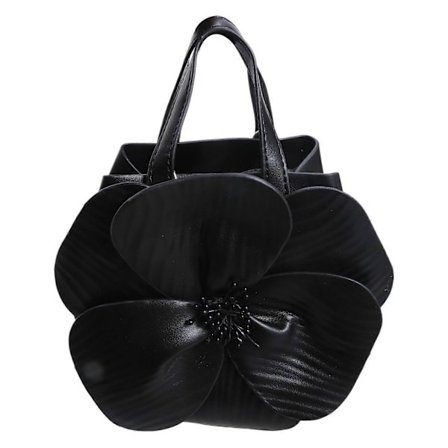 Dame Aften Taske Elegant Crossbody Taske Aften Clutch Taske 3D Blomst Aften Håndtaske PU Læder Skuldertaske til Fest Sølv