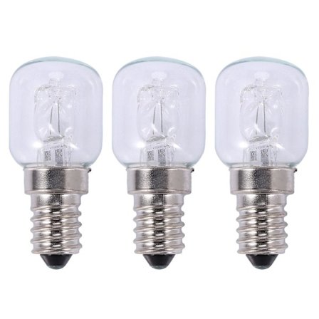 3x E14 Højtemperatur Pære 500 Grader 25w Halogen Bubble Ovn Pære E14 250v 25w Kvarts Pære