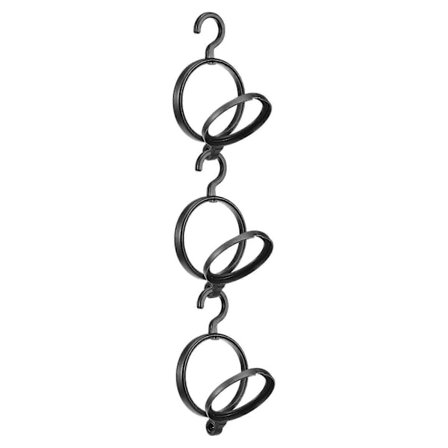 Hengende Parykkstativ Plast PP Styling Bærbar 3 stk/sett Svart Display For Salong Barber Oppbevaring Hatt Henger[D]