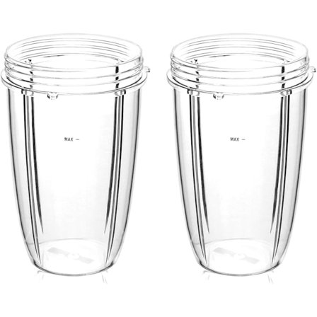 24oz Juicer Cups Kompatibel med Nutribullet 600W 900W Blenders, Juicer Reservdelar (2 Pack)