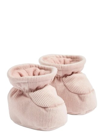 Puffer Baby Booties Fuffa Pink Wheat