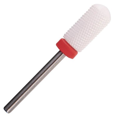 Keramisk slip bits - Vit / Röd - Cylinder boll - F 3/32