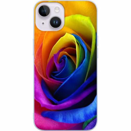 Apple Iphone 14 Premium Skal Rainbow Rose