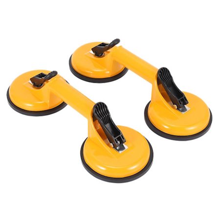 2 glas sugkraft Kraftig aluminiumhandtagsfäste för att lyfta stort glas