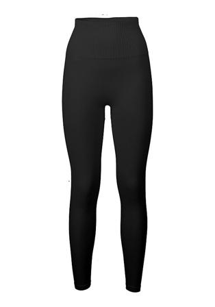 Casall Seamless Graphical Rib High Waist Tights Sort Black Str S S, Tøj & Bolig, Træningsbukser, Tights