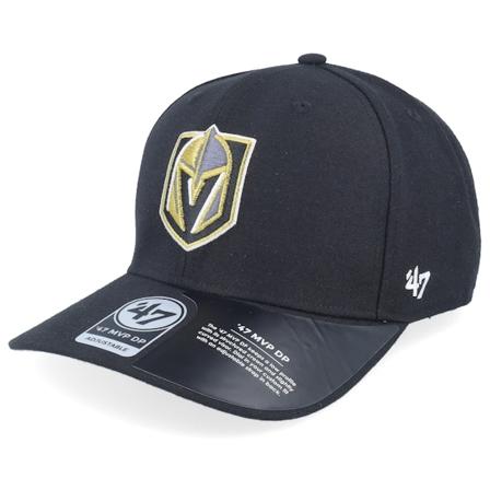 47 Brand - NHL Schwarz adjustable Cap - Vegas Golden Knights Cold Zone Mvp DP Black/Gold Adjustable @ Hatstore