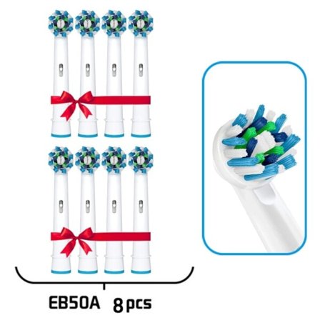 Whitening Borsthuvuden Refill För Braun Elektrisk tandborste huvuden