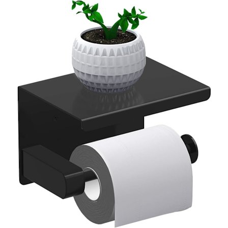 Toalettpappershållare, Rullpappershållare Utan Borrning Toalettpa