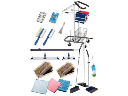 NORDEX Städvagn inkl tillbehör S-Miniclean - Lyreco - Städ och hygien - Städvagnar - Färdigutrustade städvagnar