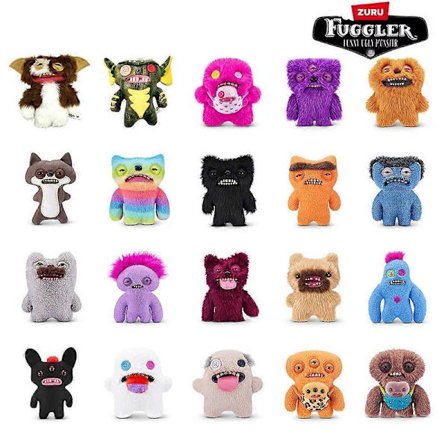 Original Fuggler Plysj Leketøy Stygg Tannmonster Store Øyne Raring Irritert Alien Reek-O Mistenkelig Rev Utstoppet Fuggler Peluche Dukke