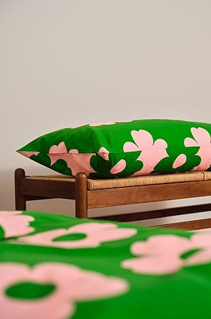 Jotex - Örngott 50x90 Cm Grön/rosa WERNER - Köp Örngott hos Jotex