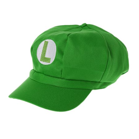 Ny mote for Luigi Super for Mario Bros Cosplay Voksen Størrelse Hatt Caps Baseball C