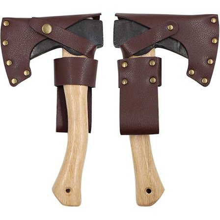 Axe Beskyttelsesetui - Axe Hylster Lær | Axe Slire Med Beltefeste | Slitesterkt Axe Etui