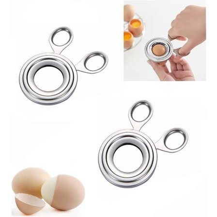 2-delt eggeskallkutter saks, eggeskallskjærer, eggeåpner, flekk